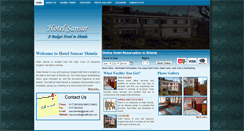 Desktop Screenshot of hotelsansarshimla.com